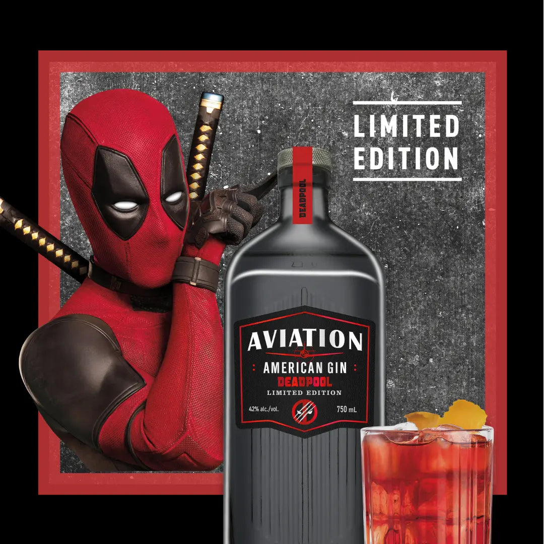 Aviation Gin Deadpool Limited Edition Gin | The Barrel Tap Aviation Gin Deadpool Limited Edition Gin | The Barrel Tap