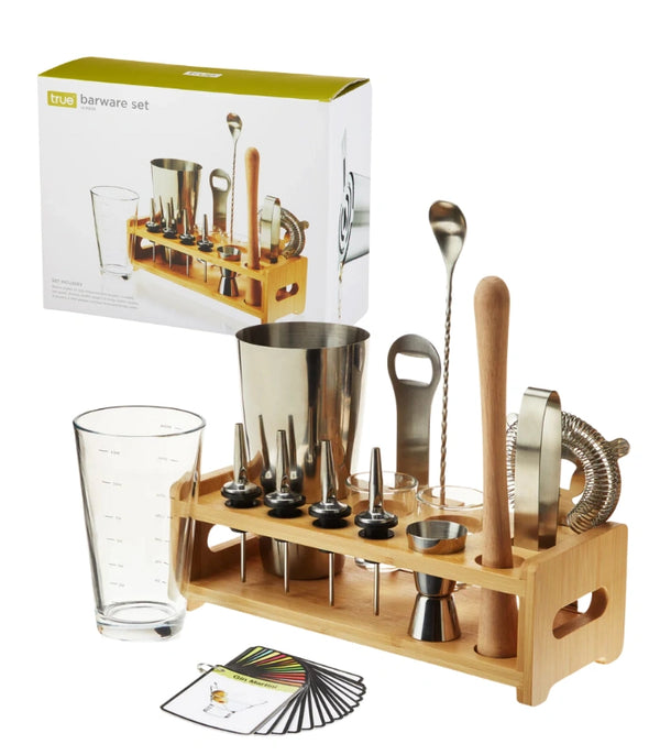 14-Piece Mixologist Barware Set by True Brands | The Barrel Tap