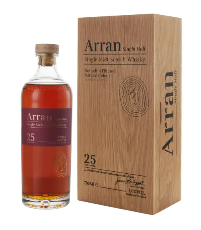 Arran 25 Year Old Single Malt Scotch Whisky | The Barrel Tap Arran 25 Year Old Single Malt Scotch Whisky | The Barrel Tap