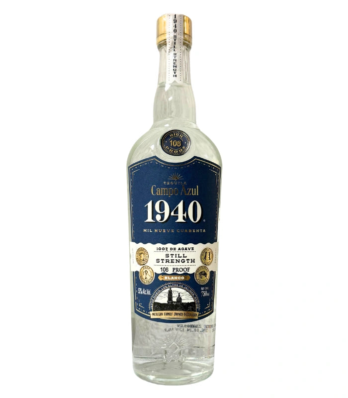 tequila agave azul Campo Azul 1940 Tequila Blanco Still Strength