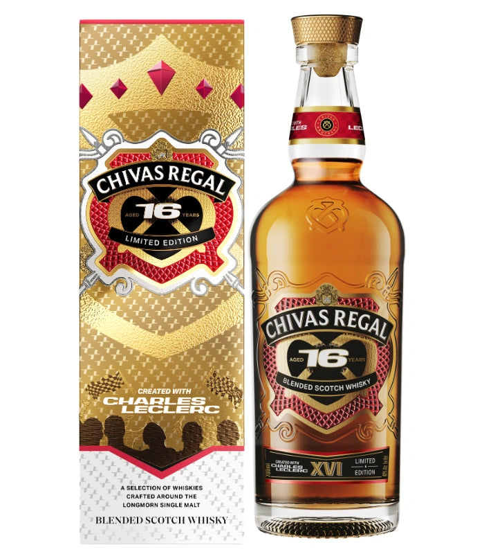 Chivas Regal x Charles Leclerc 16 Year Scotch Whisky | The Barrel Tap