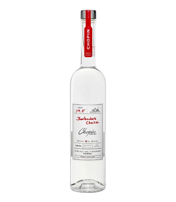 Chopin Bartender's Choice Rye Vodka | The Barrel Tap Chopin Bartender's Choice Rye Vodka | The Barrel Tap