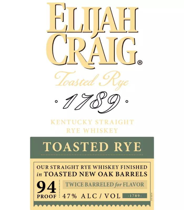 Elijah Craig Toasted Rye Whiskey The Barrel Tap