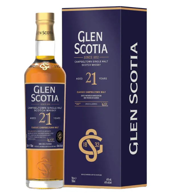 Glen Scotia 21 Year Old Single Malt Scotch Whisky | The Barrel Tap