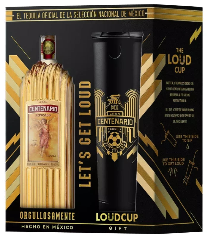 Gran Centenario Tequila Reposado Loud Cup Gift Set | The Barrel Tap