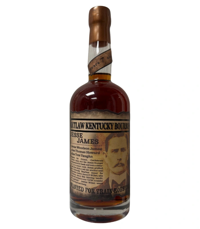 Jesse James Outlaw Kentucky Bourbon 7 Year | The Barrel Tap