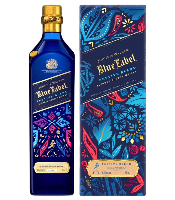 JohnnieWalker BlueLabelブレンデッドスコッチウイスキー Johnnie Walker Blue Label Festive Blend | The Barrel Tap
