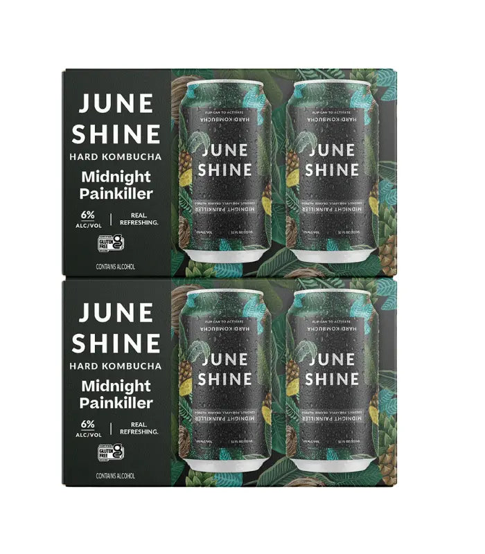 のりごん（感謝）/5 JuneShine Hard Kombucha Midnight Painkiller | The Barrel Tap