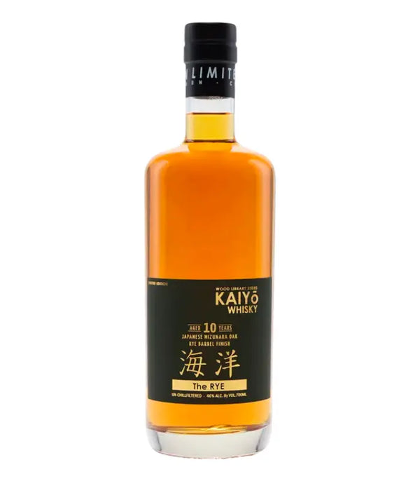 Kaiyo 10 Year Old The Rye Japanese Mizunara Oak Rye Barrel Finish