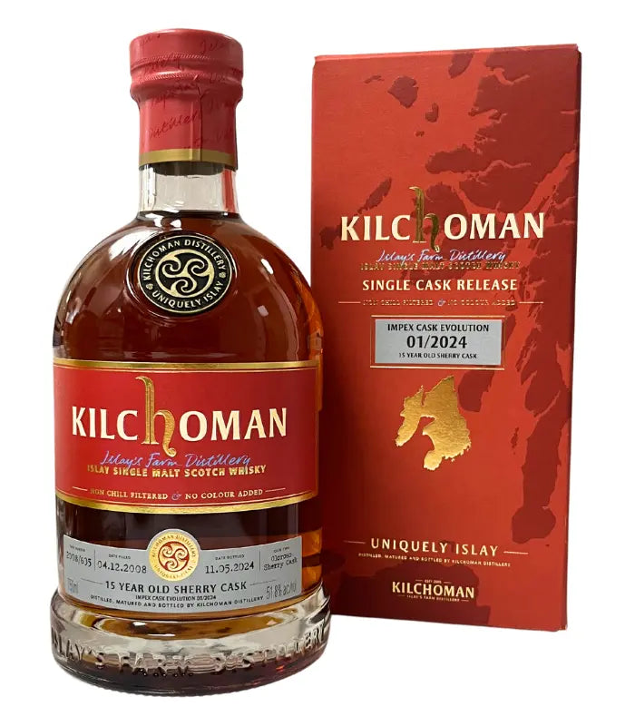 Kilchoman 15 Year Single Cask Impex Cask Evolution | The Barrel Tap Kilchoman 15 Year Single Cask Impex Cask Evolution | The Barrel Tap