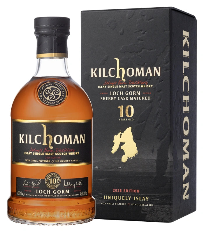 キルホーマンLoch Gorm & グレンファークラス105 Kilchoman Loch Gorm 10 Year Sherry Cask 2026 | The Barrel Tap