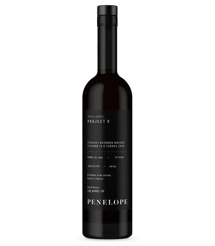 Penelope Project X Cognac Special Barrel Straight Bourbon Whiskey