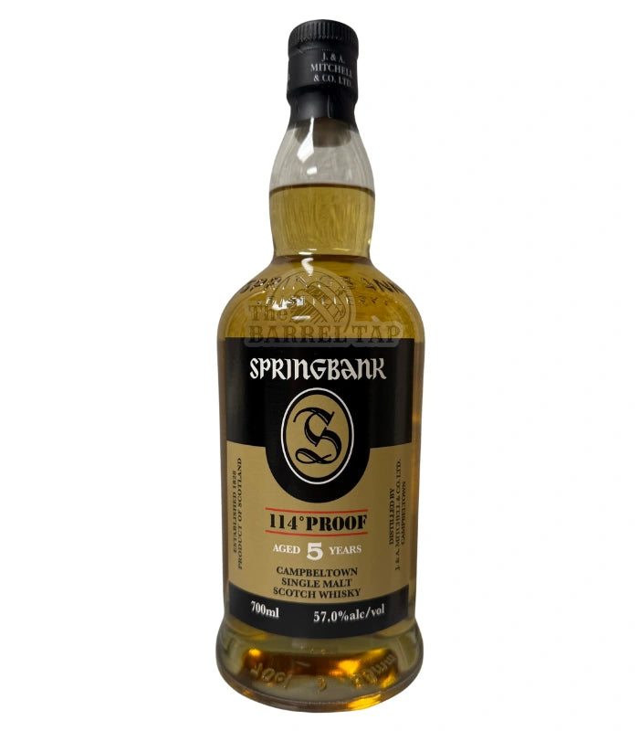 Springbank 5 Year 114 Proof Single Malt Scotch Whisky | The Barrel Tap