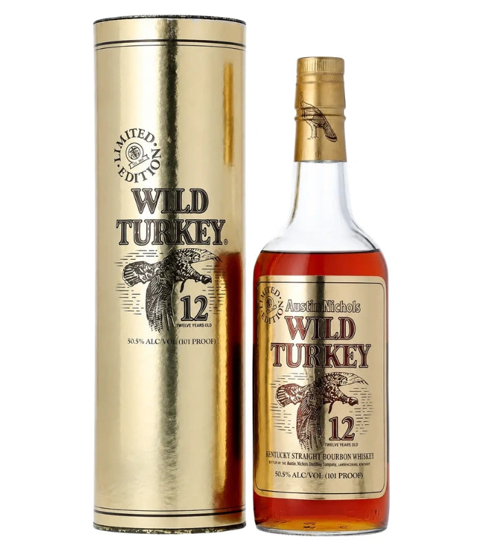 WILD TURKEY 12年 ゴールドボトル 未開封 Wild Turkey 12 Year Old 1991 Gold Foil Kentucky Straight Bourbon