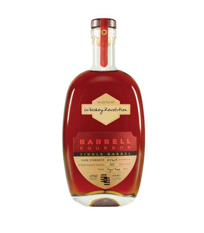Buy Barrell Craft Spirits Single Barrel Bourbon Selected By Whiskey Revolution 109.8 Proof 750mL Online - The Barrel Tap Online Liquor Delivered