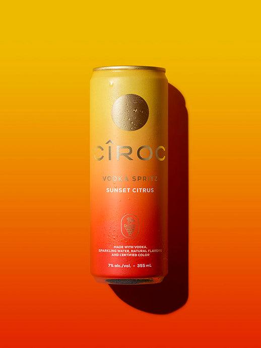 Buy CIROC Sunset Citrus Spritz 4PK Cans Online - The Barrel Tap Online Liquor Delivered