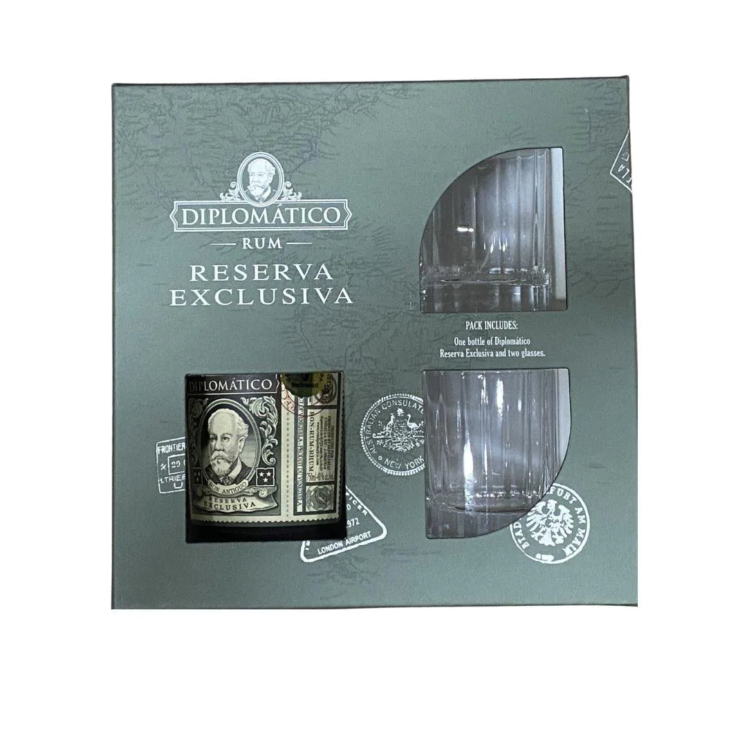 Buy Diplomatico Rum Reserva Exclusiva Gift Set Online - The Barrel Tap Online Liquor Delivered