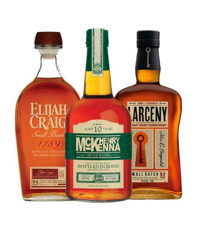 Buy Elijah Craig | Henry McKenna | Larceny Bourbon Bundle Online - The Barrel Tap Online Liquor Delivered