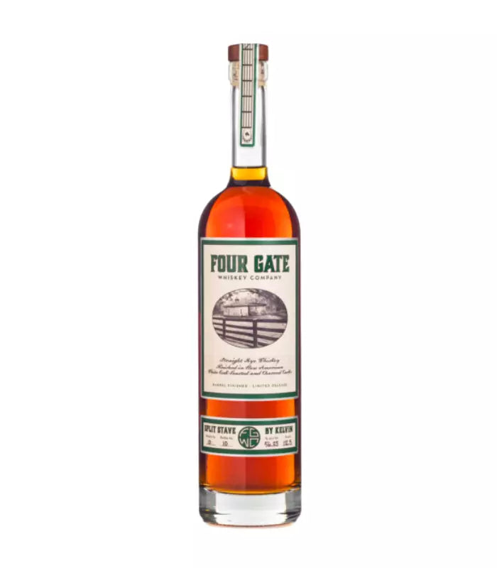 Buy Four Gate Split Stave by Kelvin Batch 10 Rye Whiskey 750mL Online - The Barrel Tap Online Liquor Delivered