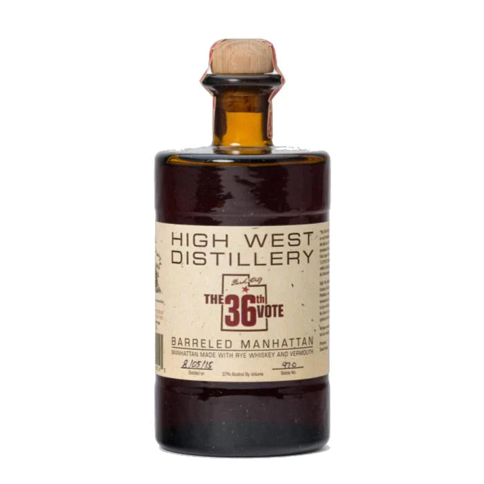Buy High West Distillery 36th Vote Barreled Manhattan Online - The Barrel Tap Online Liquor Delivered