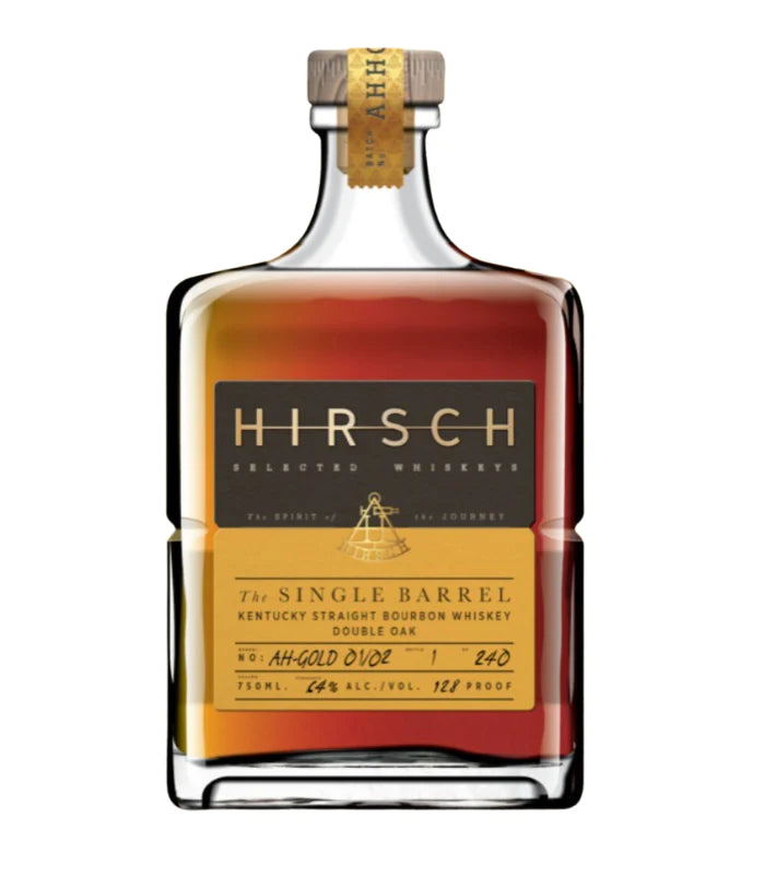 Buy Hirsch The Single Barrel Double Oak Bourbon 750mL Online - The Barrel Tap Online Liquor Delivered
