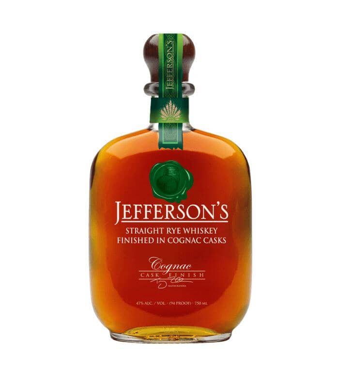 Buy Jefferson’s Straight Rye Whiskey Finished In Cognac Casks 750mL Online - The Barrel Tap Online Liquor Delivered
