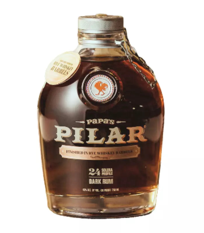 Buy Papa's Pilar Dark Rum Finished In Rye Whiskey Barrels 750mL Online - The Barrel Tap Online Liquor Delivered