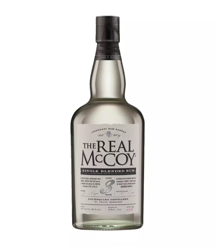 Buy The Real McCoy 3 Year Aged Single Blended Rum 750mL Online - The Barrel Tap Online Liquor Delivered