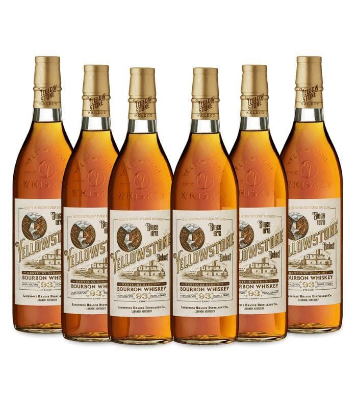 Buy Yellowstone Select Kentucky Straight Bourbon Whiskey 6 Pack Online - The Barrel Tap Online Liquor Delivered