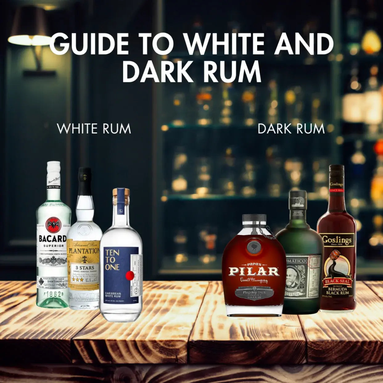 Guide to White and Dark Rum – The Barrel Tap