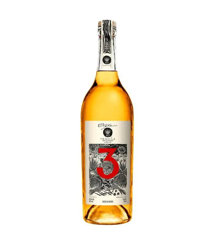 Buy 123 Organic Tres Anejo Tequila 750mL Online - The Barrel Tap Online Liquor Delivered
