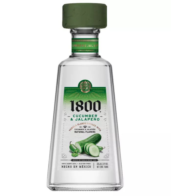 Buy 1800 Cucumber & Jalapeno Tequila 750mL Online - The Barrel Tap Online Liquor Delivered