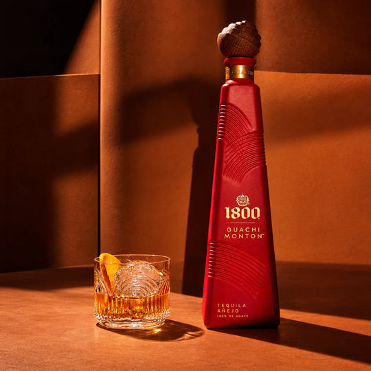 1800 Guachimonton Tequila Anejo with a Glass of Tequila