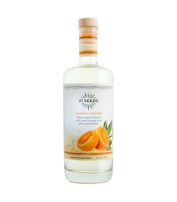 Buy 21 Seeds Valencia Orange Blanco Tequila 750mL Online - The Barrel Tap Online Liquor Delivered