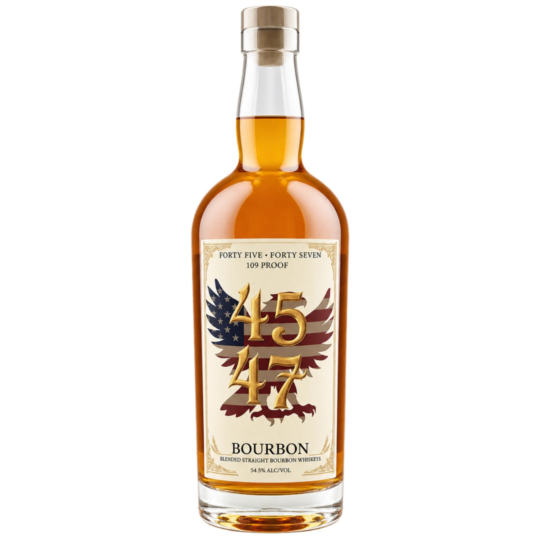 Bottle of 4547 Straight Bourbon Whiskey