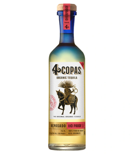 4 Copas Organic Tequila Reposado Overproof 110 | The Barrel Tap