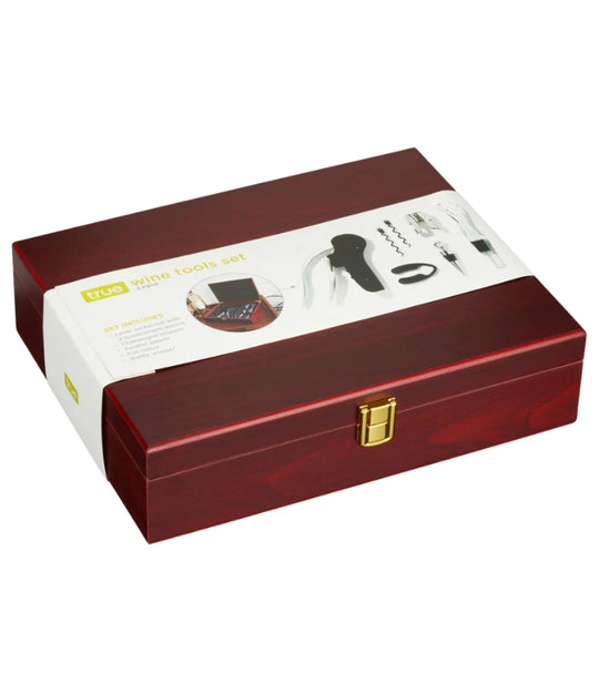 7-Piece Wine Tools Boxed Gift Set by True Brands