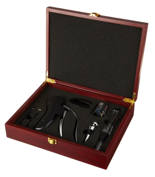 7-Piece Wine Tools Boxed Gift Set by True Brands