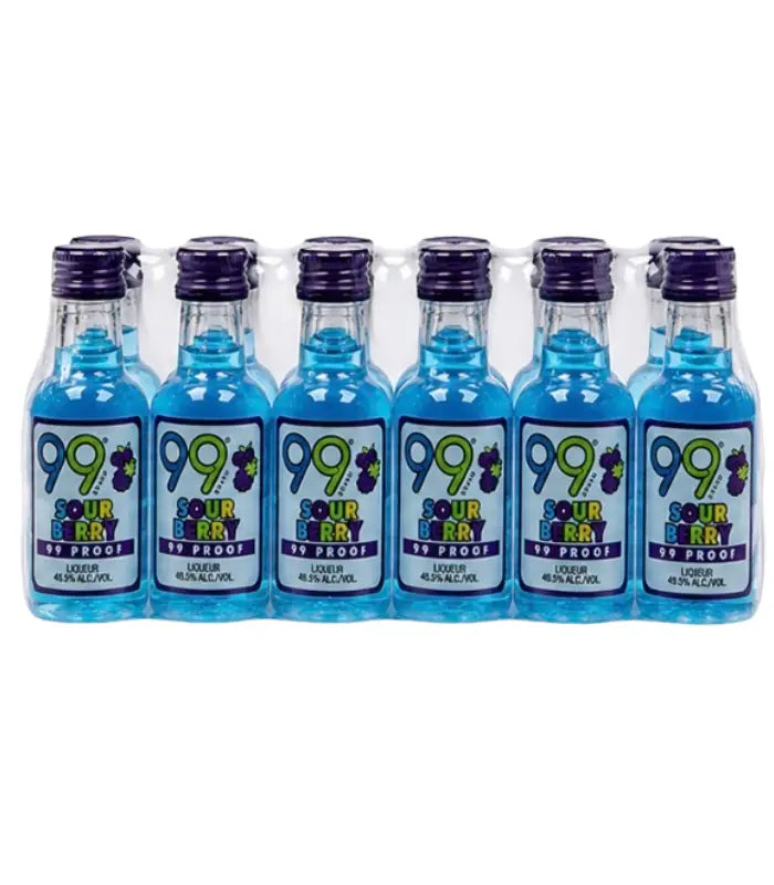 99 Brand Sour Berry Liqueur 50mL 12 Pack