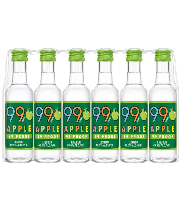 99 Brand Apple Liqueur 50mL 12 Pack