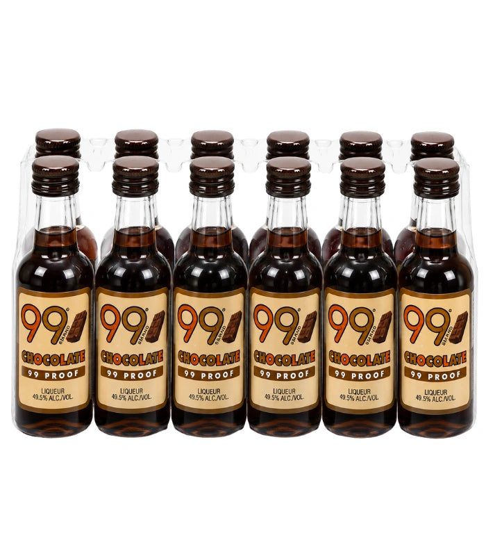 99 Brand Chocolate Liqueur 50mL 12 Pack