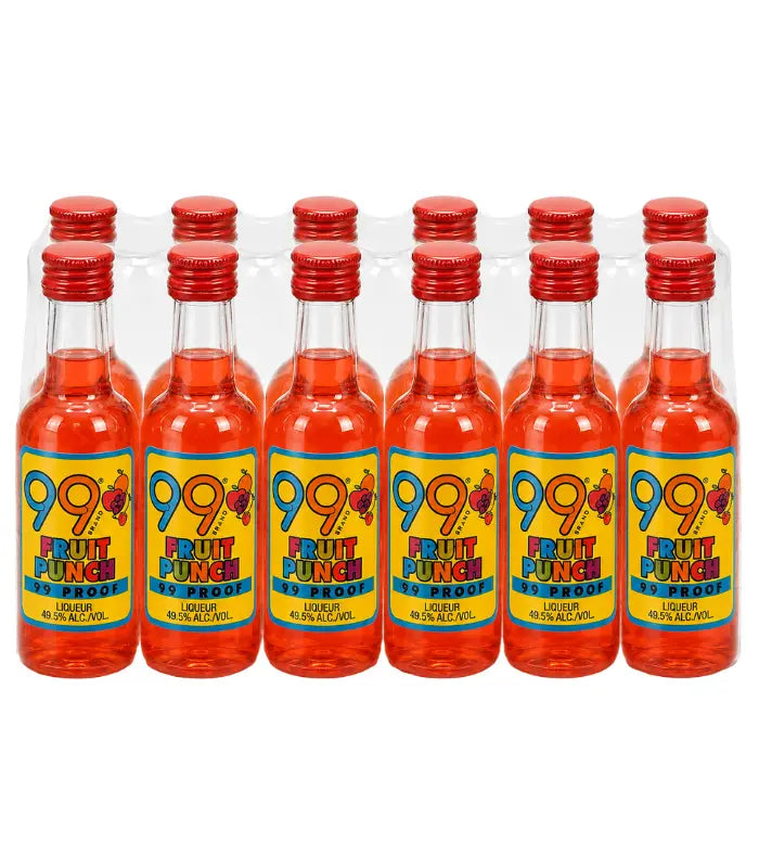 99 Brand Fruit Punch Liqueur 50mL 12 Pack
