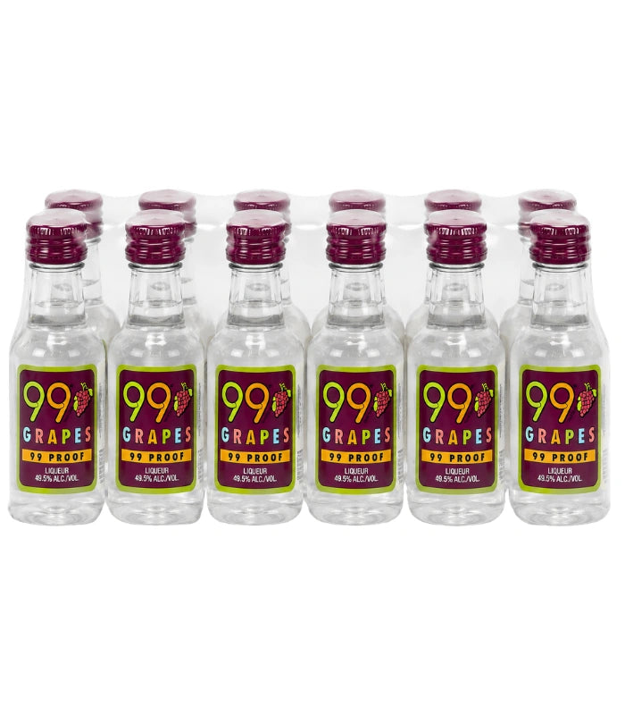 99 Brand Grapes Liqueur 50mL 12 Pack
