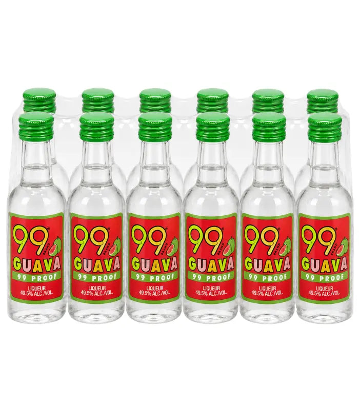 99 Brand Guava Liqueur 50mL 12 Pack