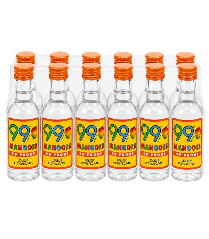 99 Brand Mangoes Liqueur 50mL 12 Pack