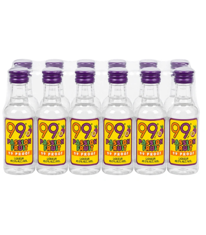 99 Brand Passion Fruit Liqueur 50mL 12 Pack