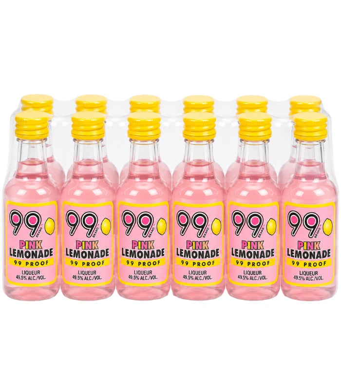 99 Brand Pink Lemonade Liqueur 50mL 12 Pack