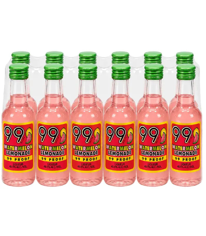 99 Brand Watermelon Lemonade Liqueur 50mL 12 Pack