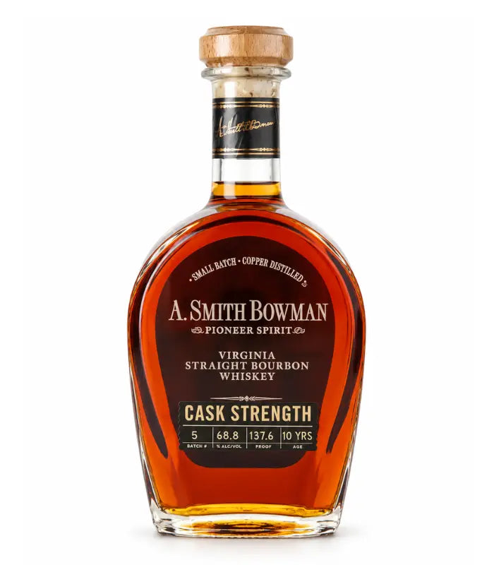 A. Smith Bowman Cask Strength 10 Year 137.6 Proof Batch 5 Virginia Straight Bourbon 750mL