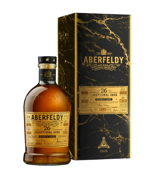 ABERFELDY 26年 ダブルカスク 700ml Aberfeldy Exceptional Cask Series Double Cask 26 Year Scotch